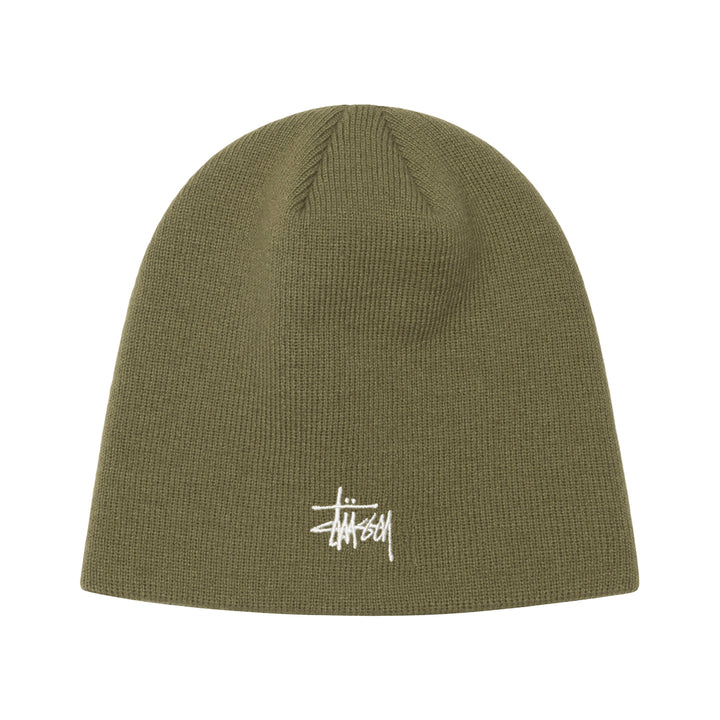 Stussy Basic Skullcap Beanie - Light Olive