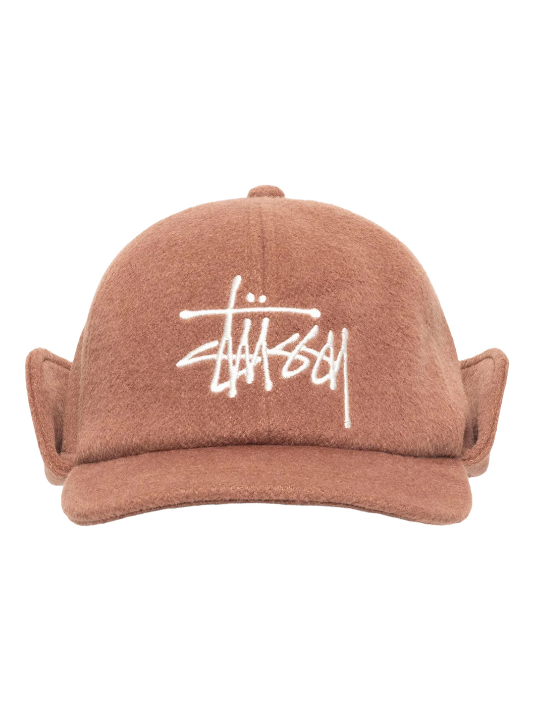 Stussy Ear Flap Wool Cap - Brown