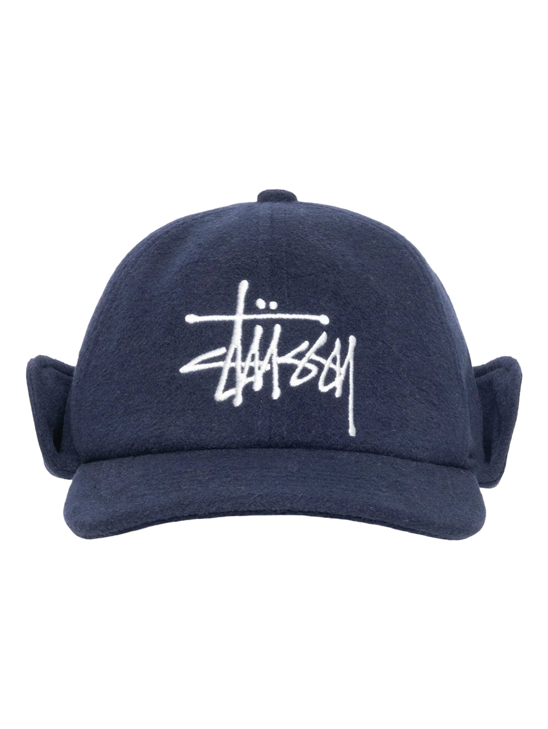 Stussy Ear Flap Wool Cap - Navy