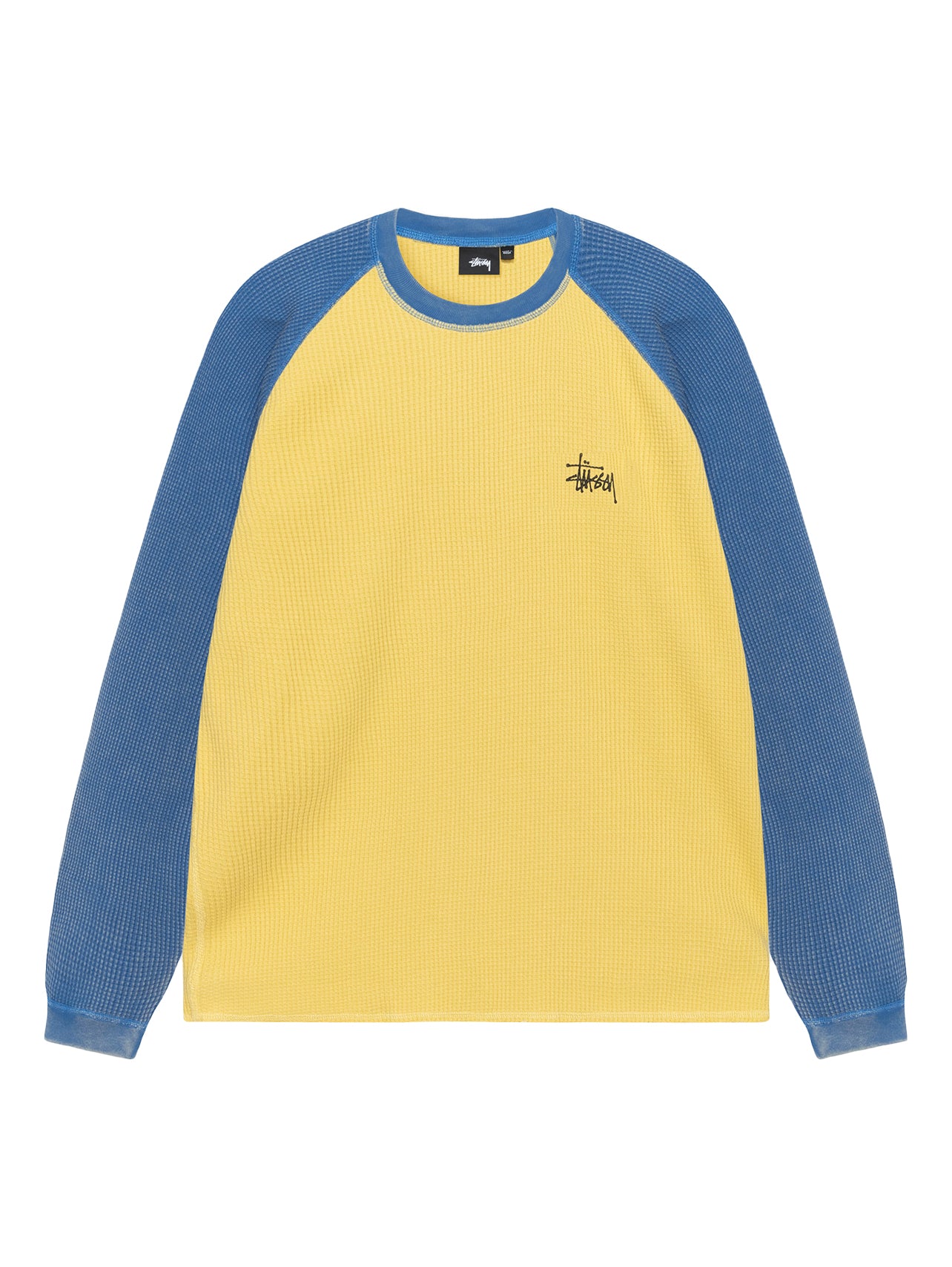 Stussy Raglan 2 Tone Thermal - Yellow – Civil