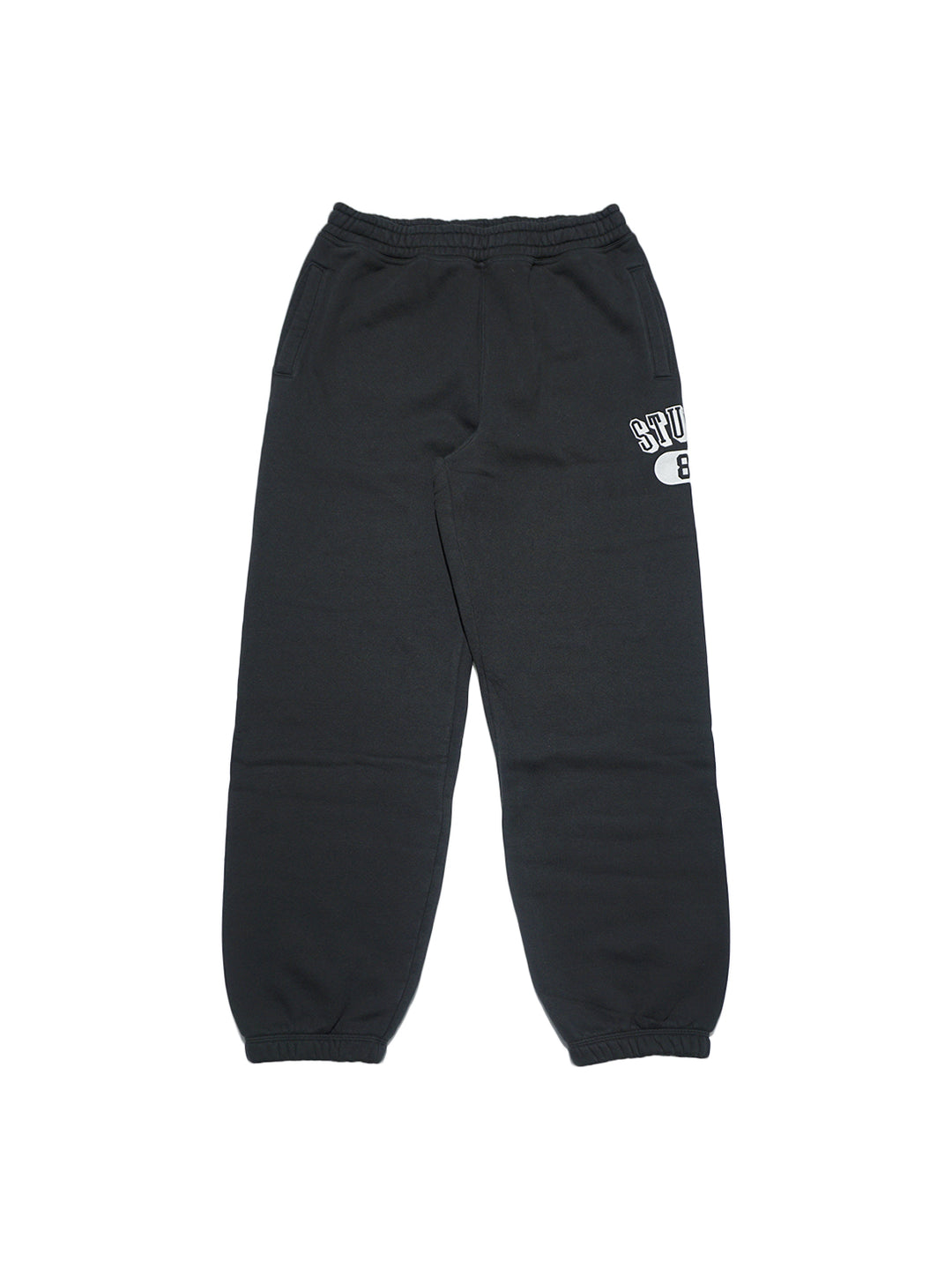 Stussy 80 Fleece Pant - Washed Black