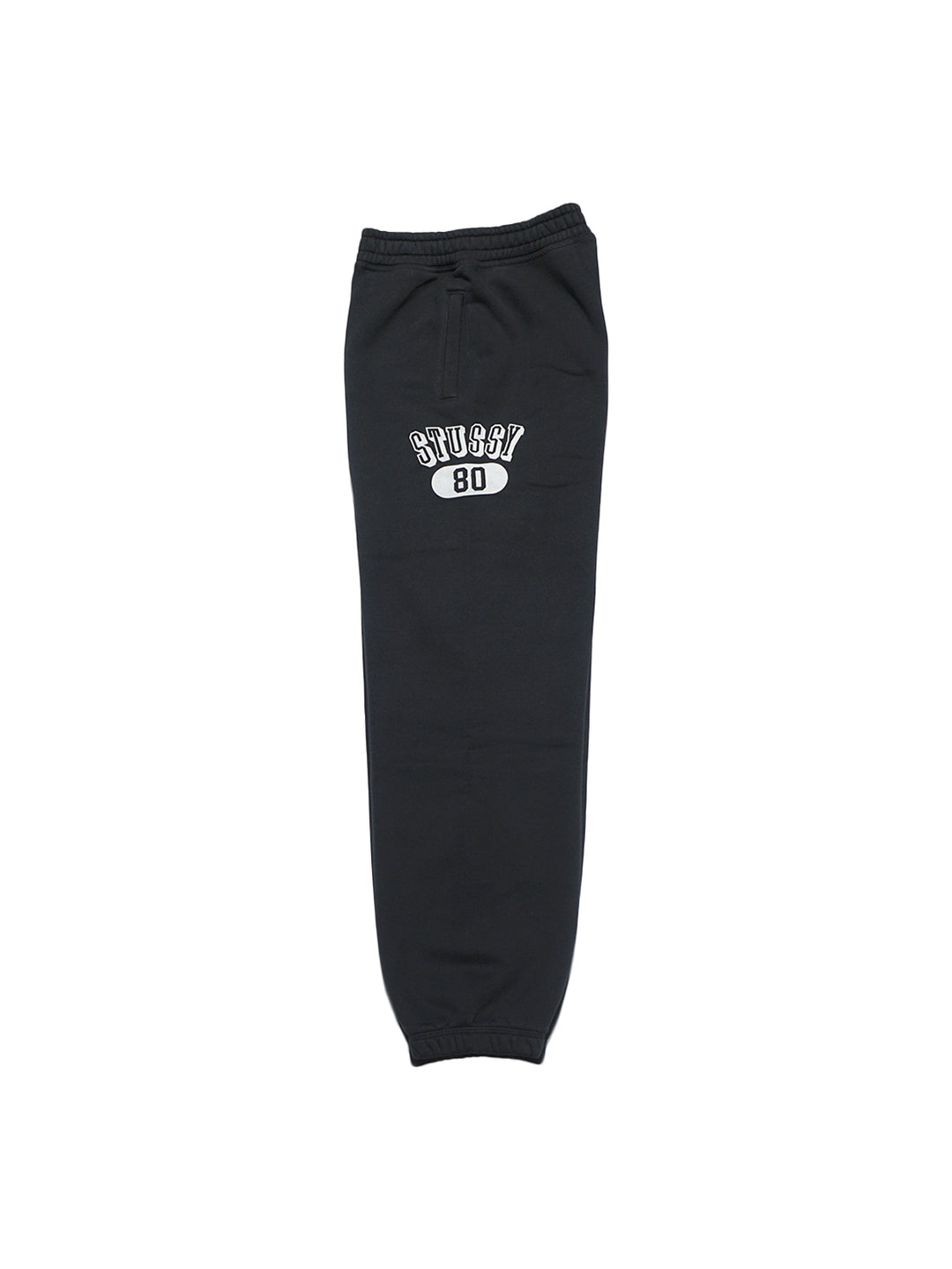 Stussy 80 Fleece Pant - Washed Black