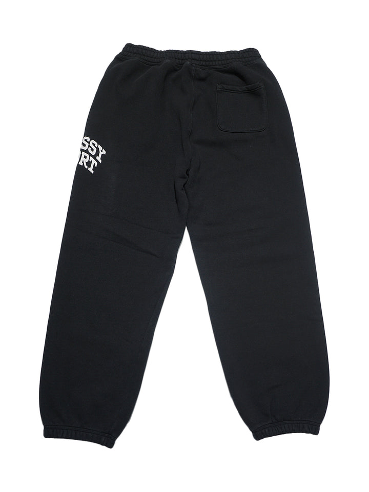 Stussy Fleece Pant Sport Crackle - Washed Black