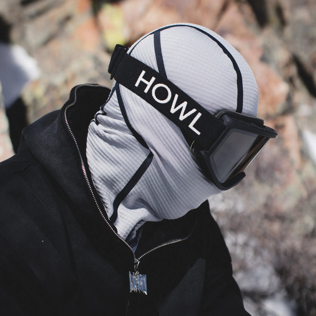 Howl Taped Facemask - Cool Grey