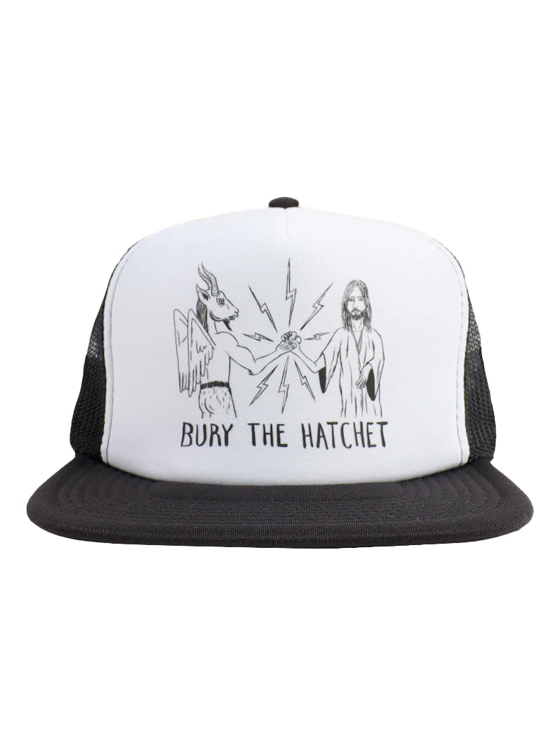 Thrasher x Toy Machine B.T.H. Trucker - Black / White