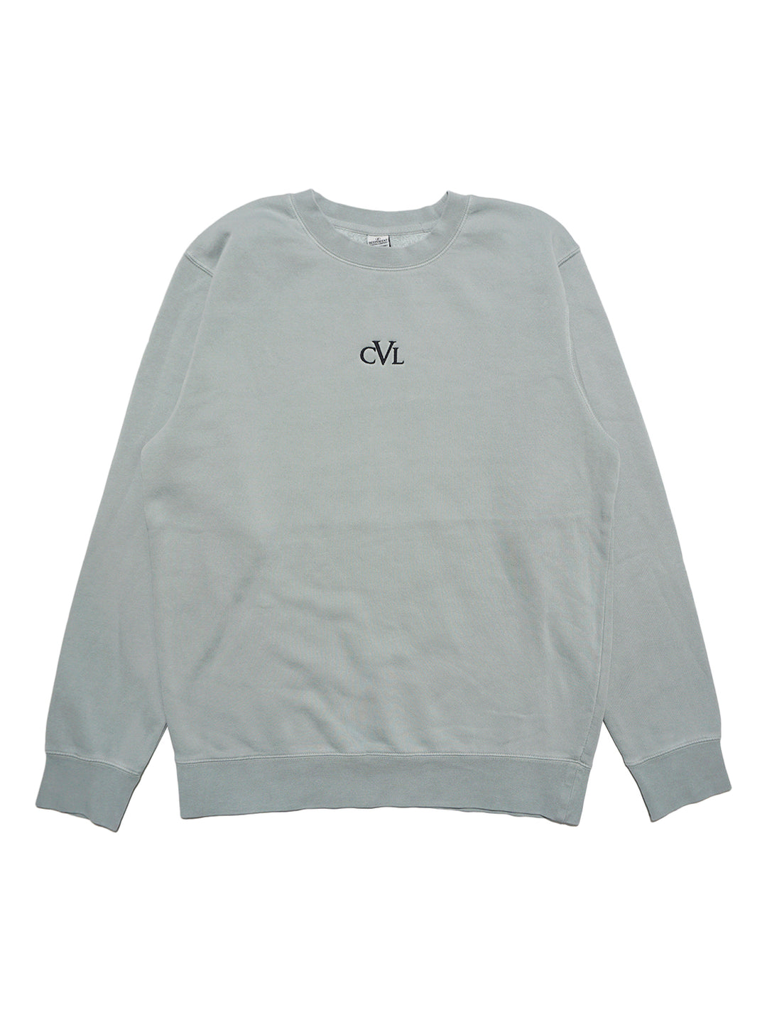 Civil Trademark Embroidered Crew - Pigment Sage / Black