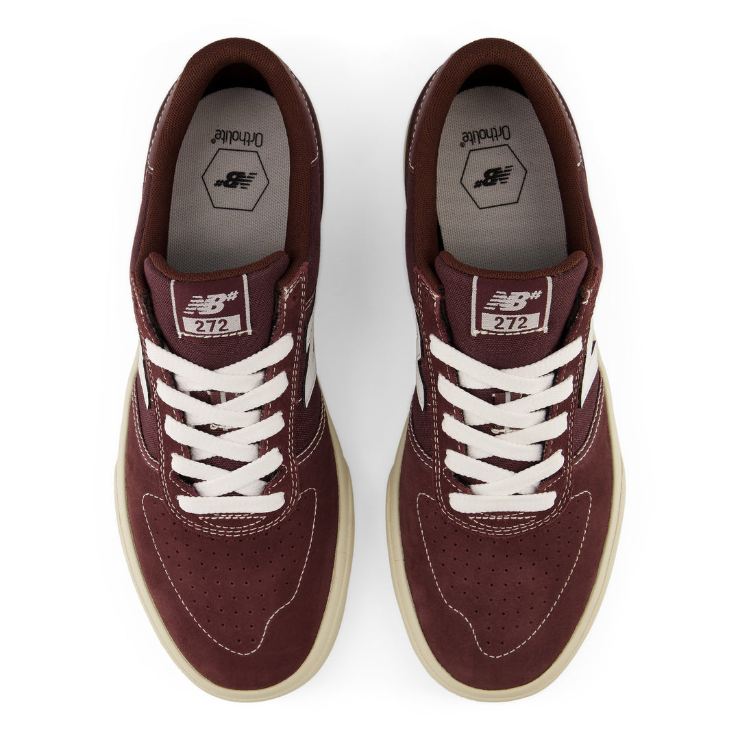 New Balance Numeric 272 - Burgundy / White