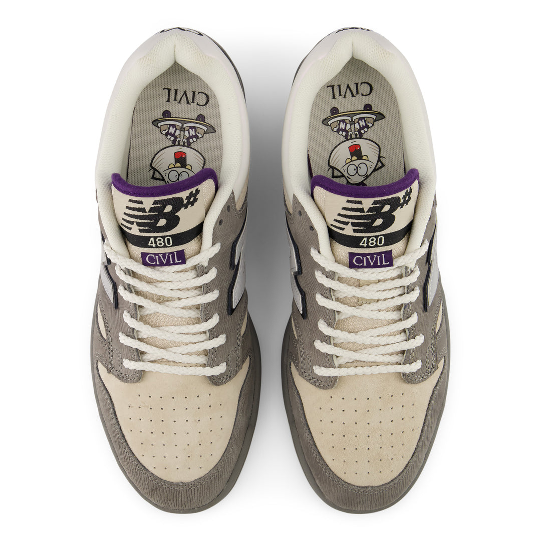 New Balance Numeric 480 x Civil - Clam Grey