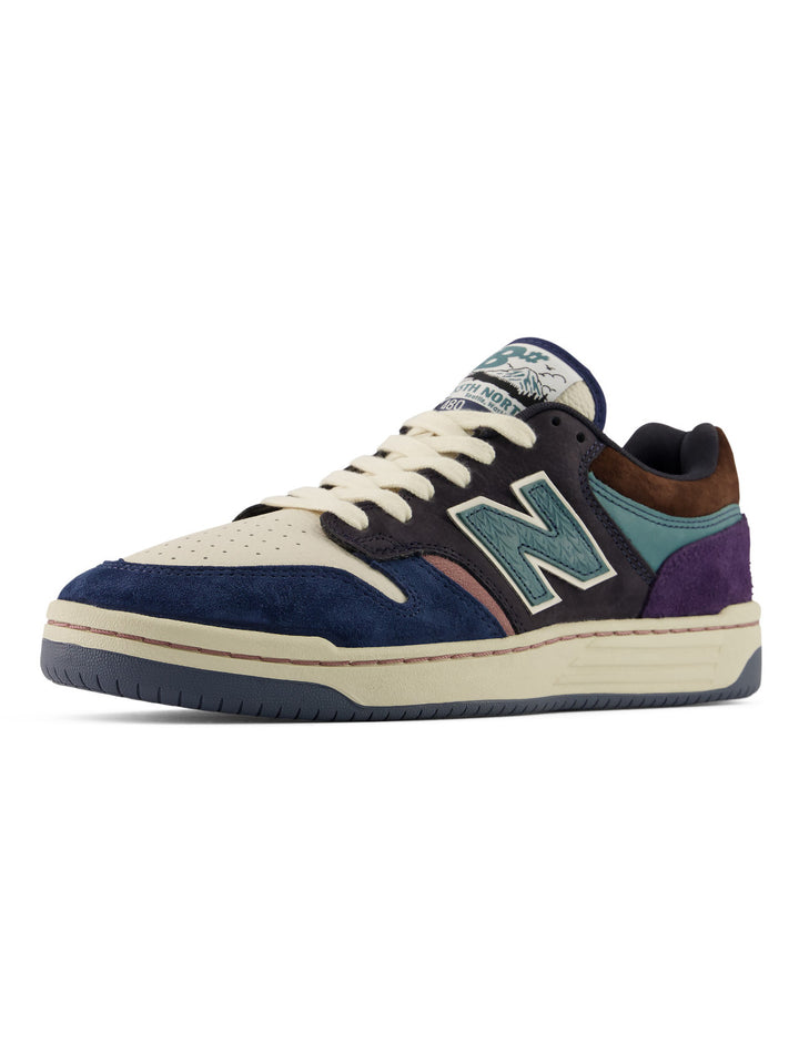 New Balance Numeric x 35th North 480 - Off White / Teal