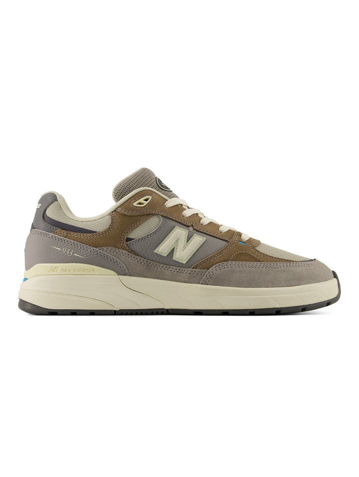 New Balance Numeric Reynolds 933 x Grey Day - Marblehead Grey / Island Blue