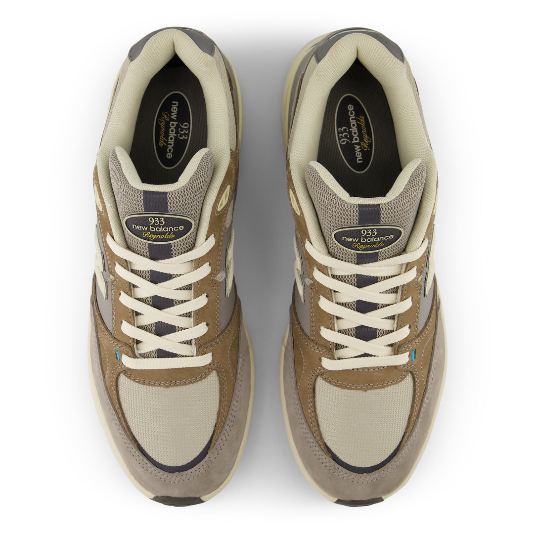 New Balance Numeric Reynolds 933 x Grey Day - Marblehead Grey / Island Blue