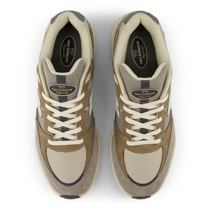 New Balance Numeric Reynolds 933 x Grey Day - Marblehead Grey / Island Blue