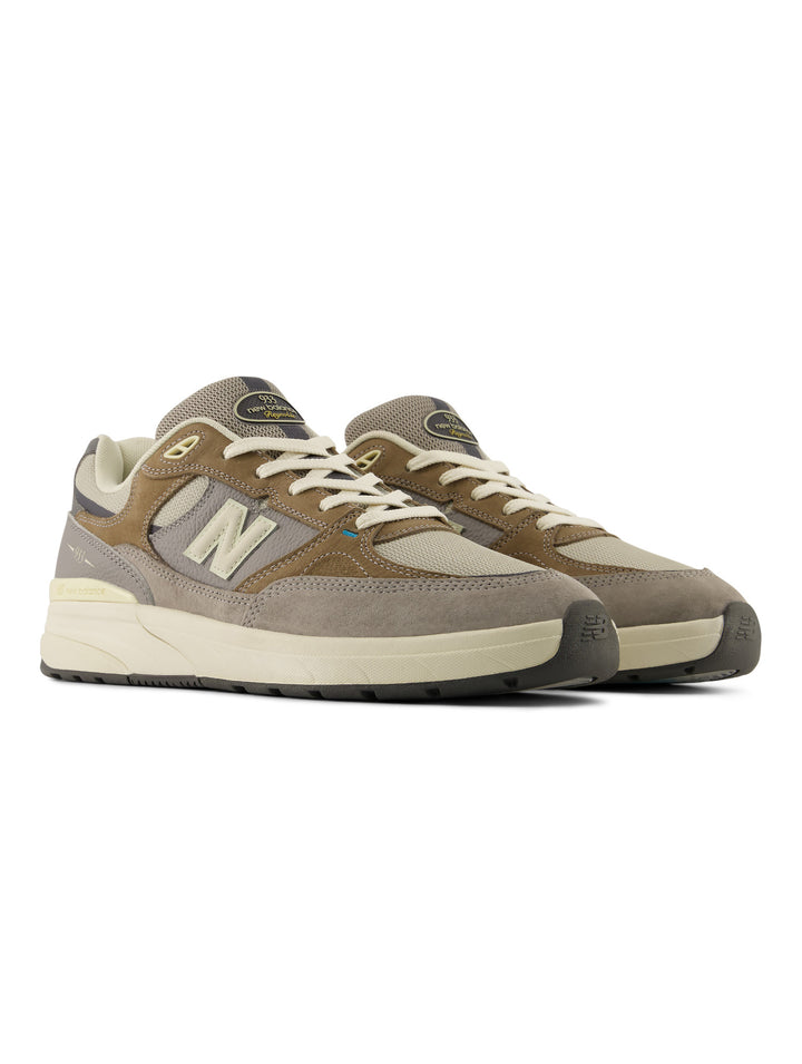 New Balance Numeric Reynolds 933 x Grey Day - Marblehead Grey / Island Blue