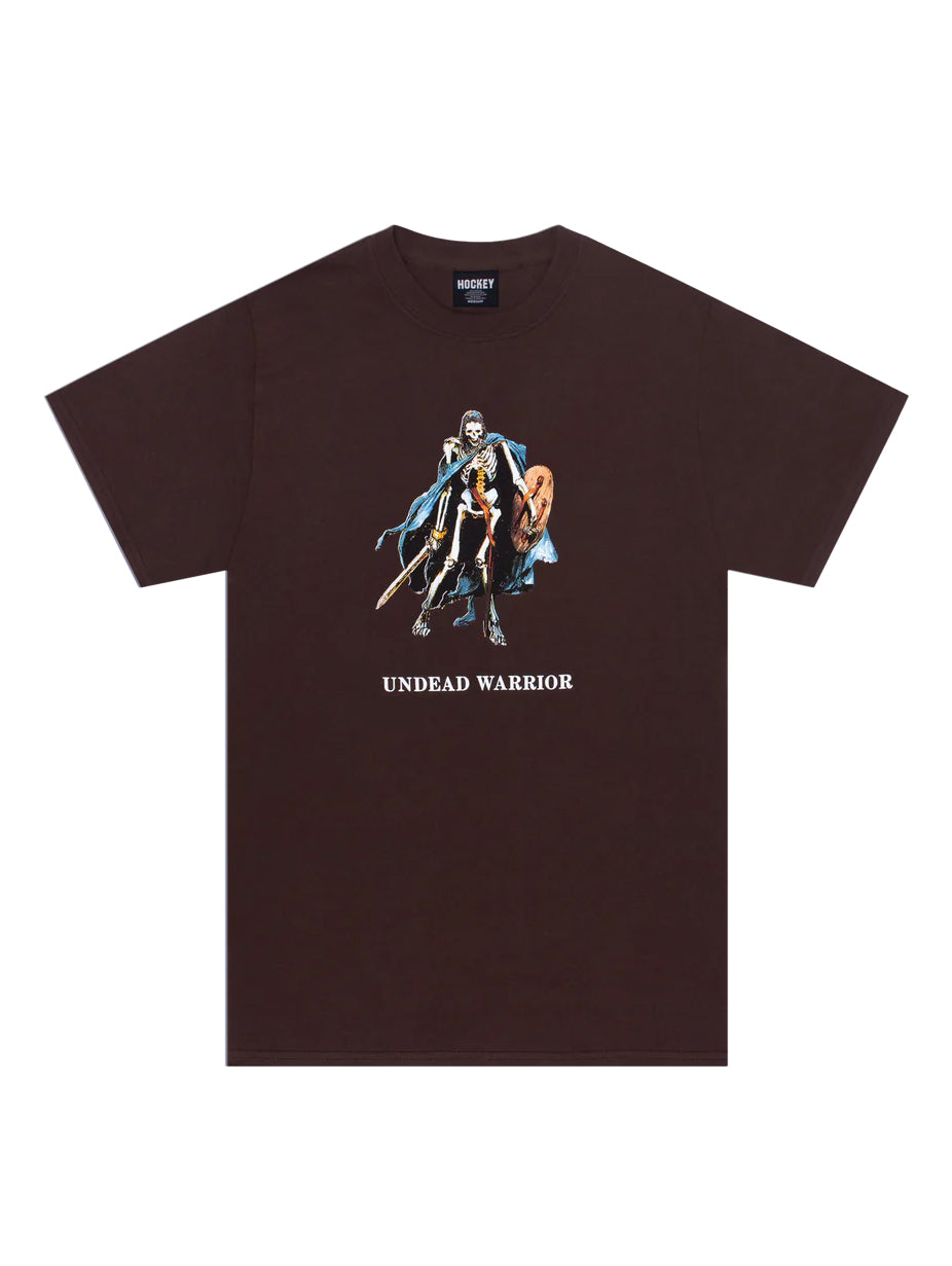 Hockey Undead Warrior Tee - Dark Brown