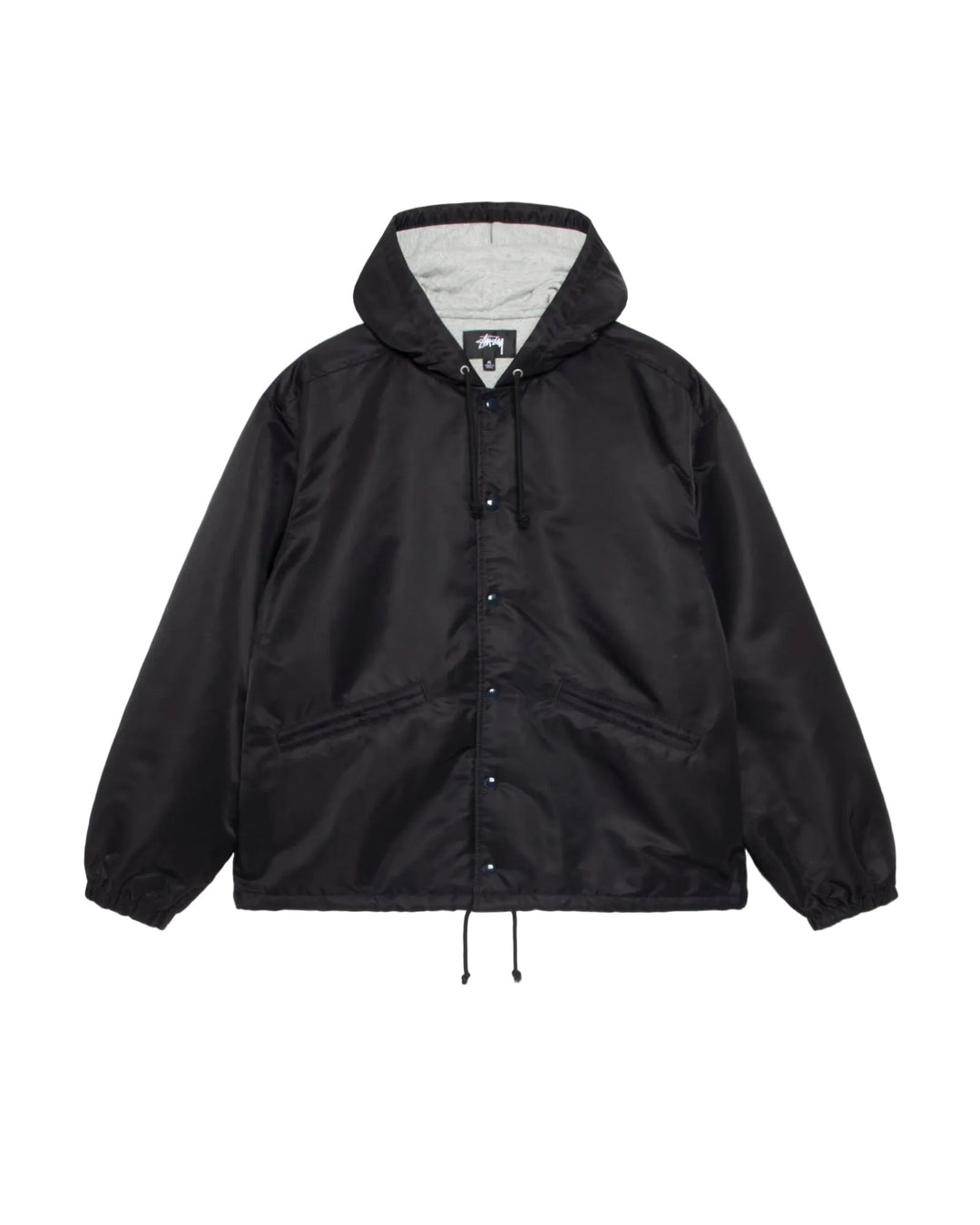 Stussy Hooded Coaches Jacket - Black