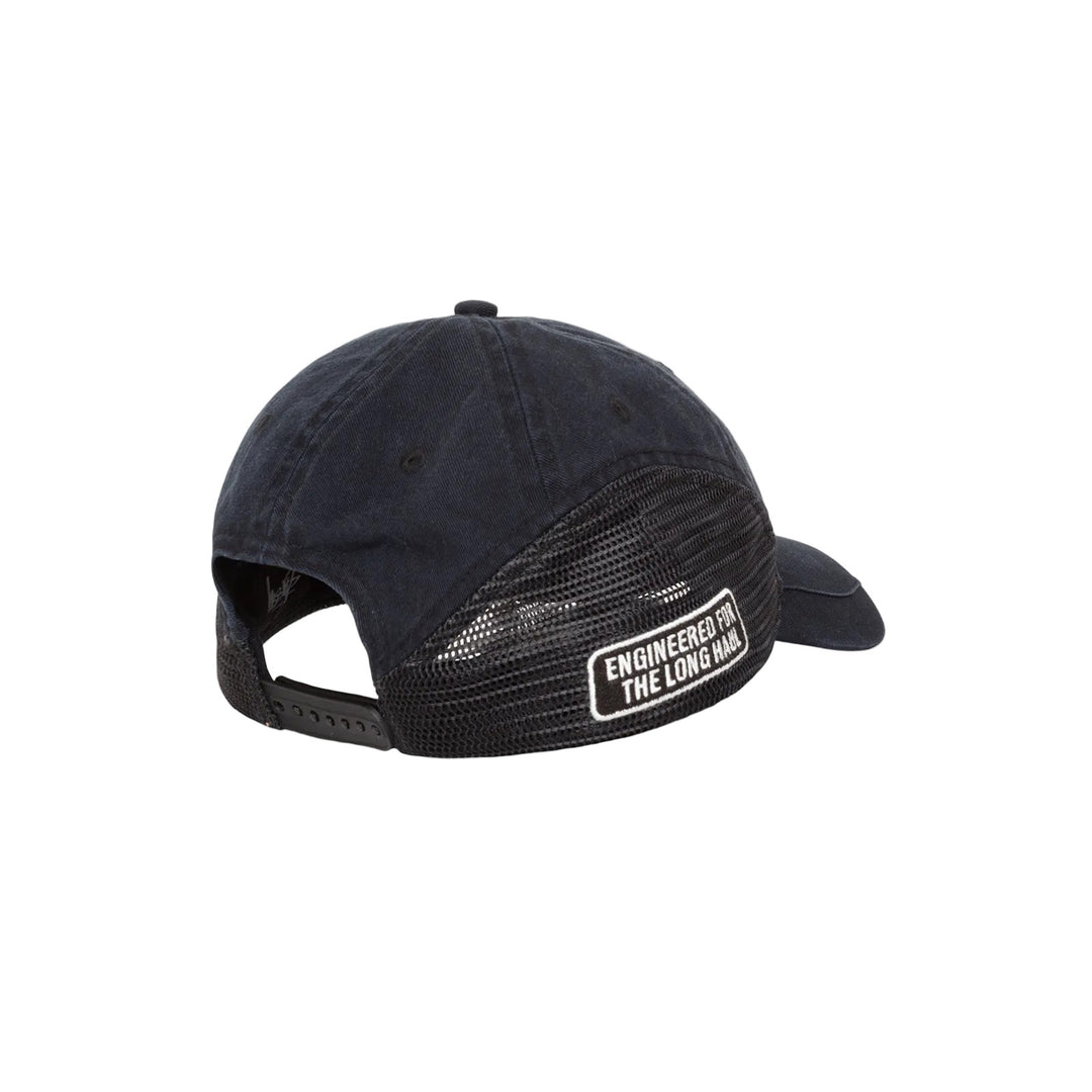 Stussy Service Mesh Low Pro Strapback Cap - Black