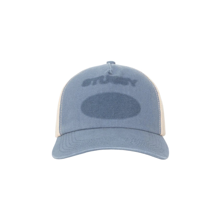 Stussy HC Ghost Logo Trucker - Blue