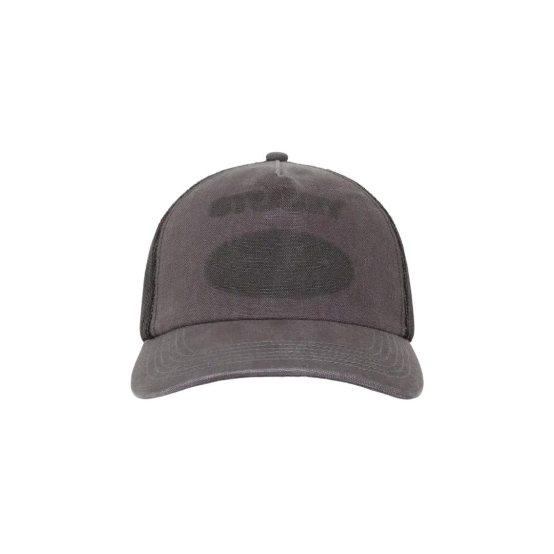 Stussy HC Ghost Logo Trucker - Black
