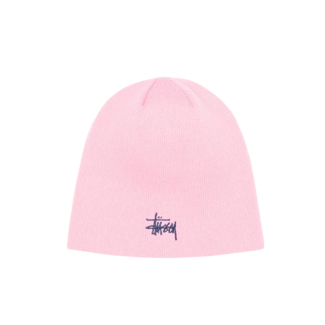 Stussy Basic Skullcap Beanie - Rose Pink