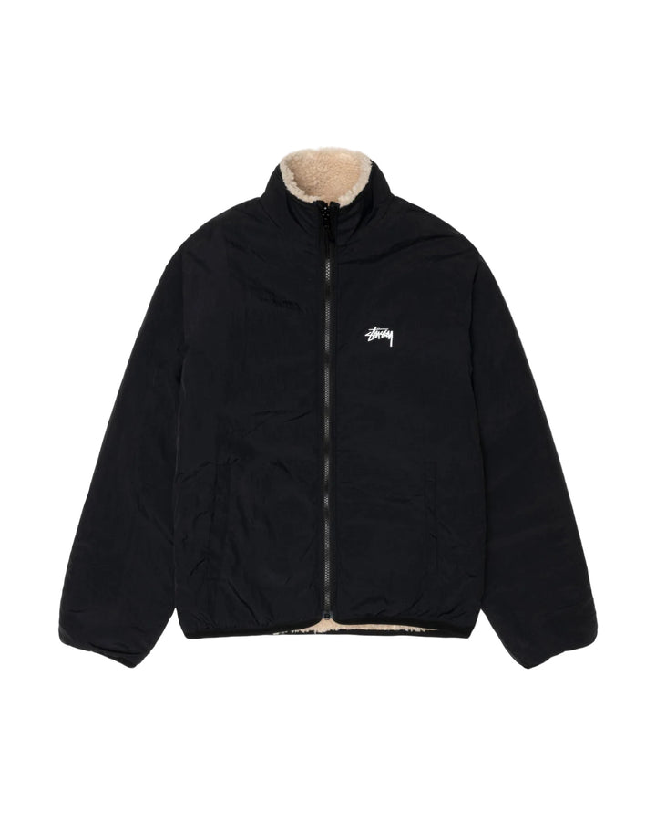Stussy Sherpa Reversible Jacket - Beige