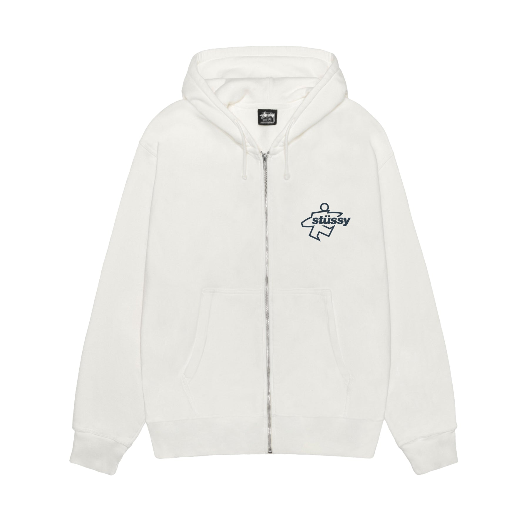 Stussy Surf Size Dyed Zip Hood - Bone – Civil