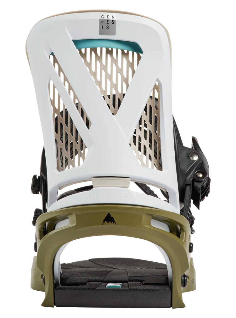 2027 Burton Men's Genesis Re:Flex Binding - White / Dried Moss