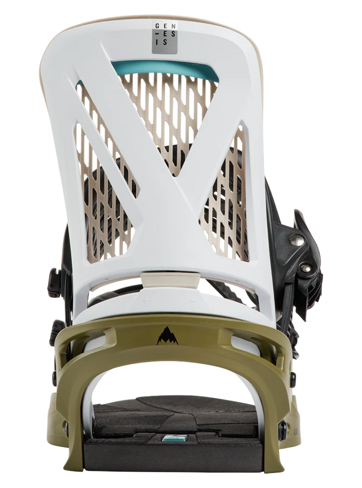 2027 Burton Men's Genesis Re:Flex Binding - White / Dried Moss