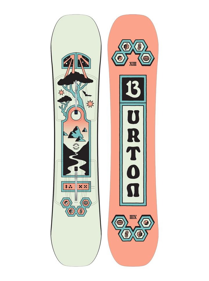 2027 Burton Smalls Brown / Blue Kids Snowboard - 134cm