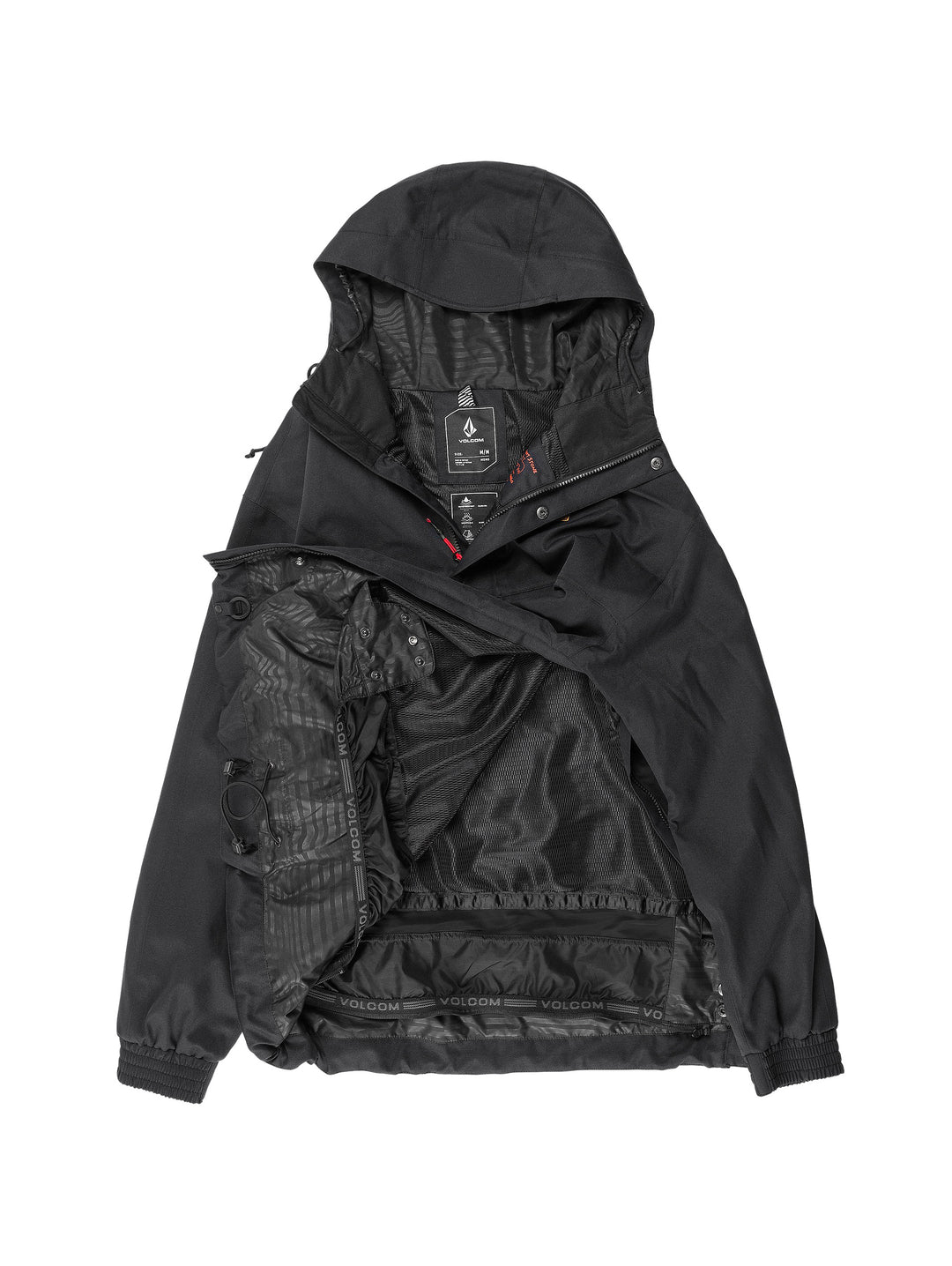 2025 Volcom Longo 20K Pullover Jacket - Black