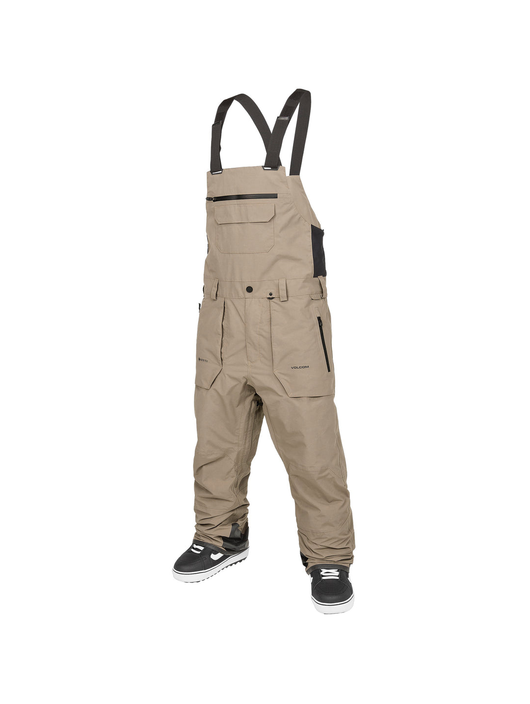 2025 Volcom Rain Gore Tex Bib Overall - Chestnut Brown