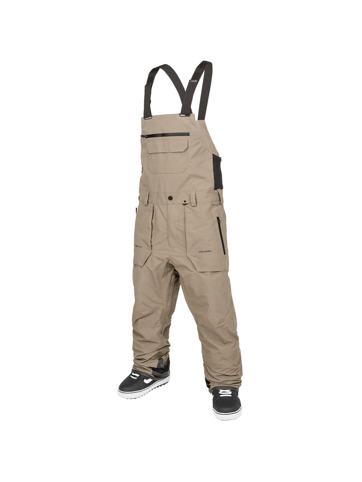 2025 Volcom Rain Gore Tex Bib Overall - Chestnut Brown
