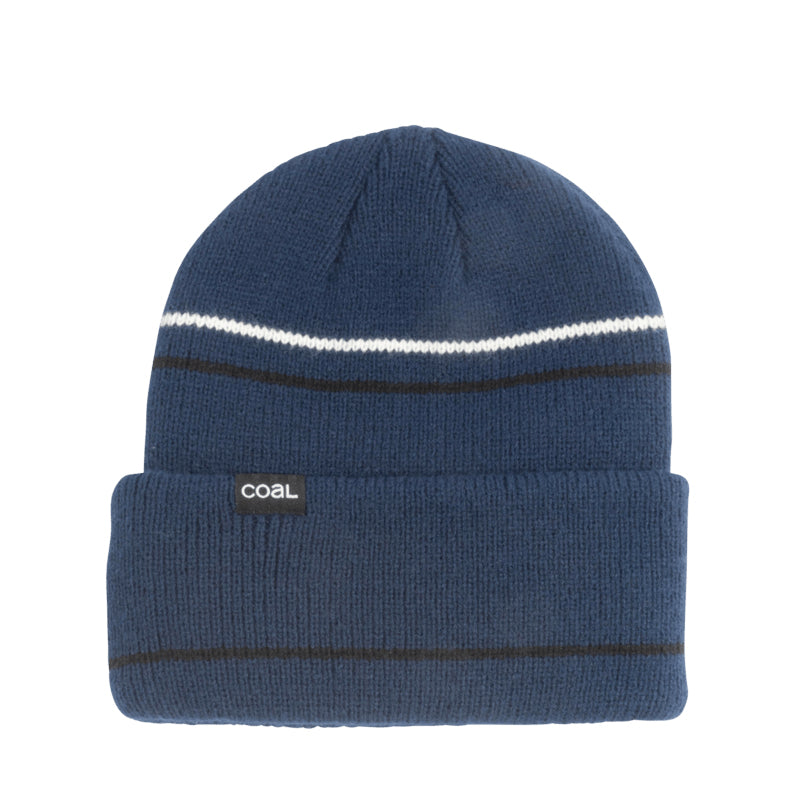 Coal Wayne Beanie - Navy / Off White