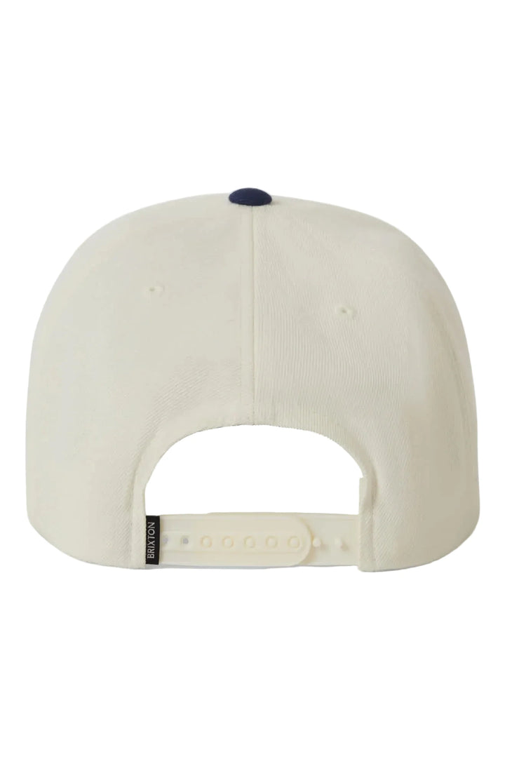 Brixton Oath III Snapback - White / Midnight Blue