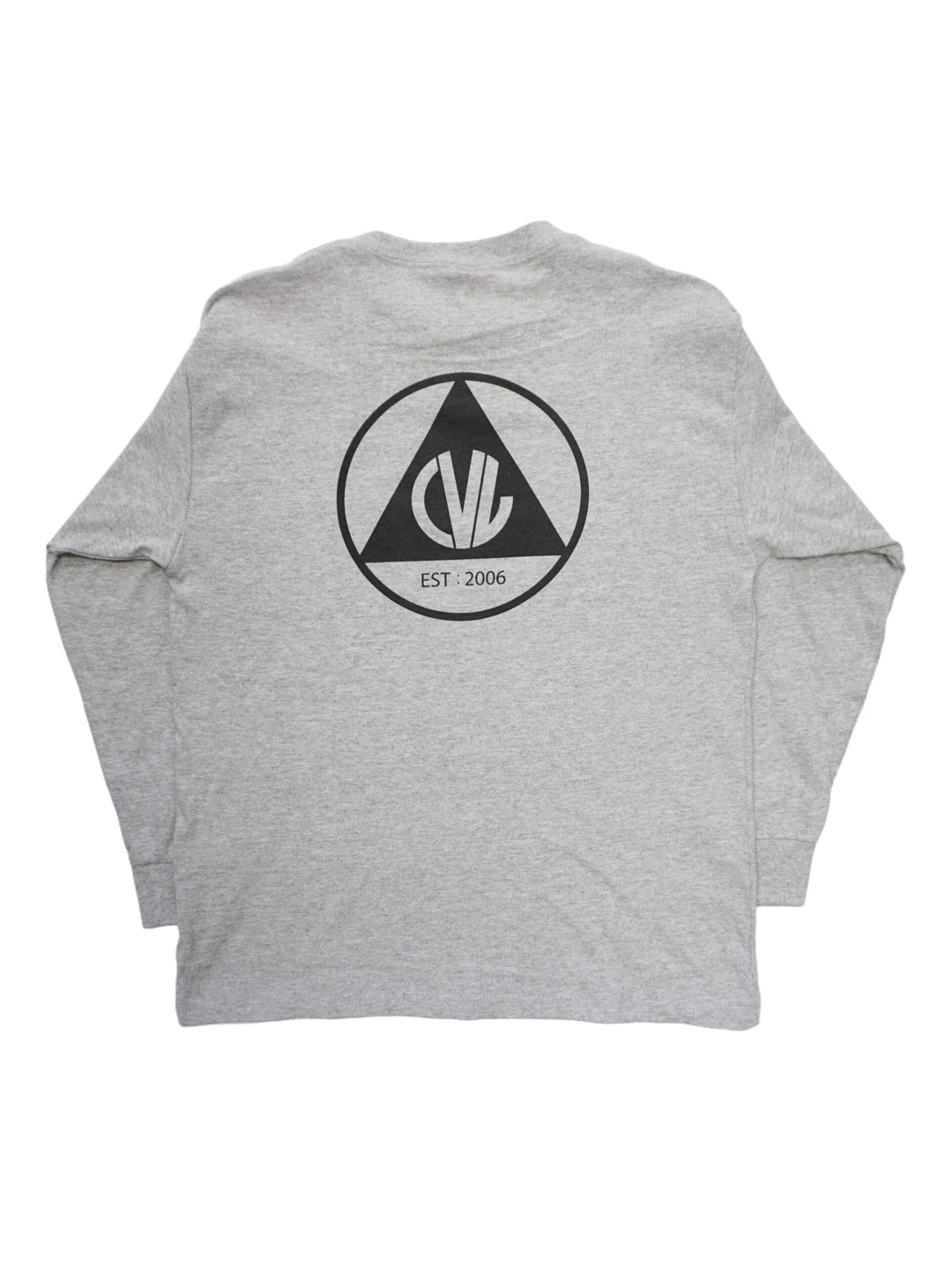 Civil Defense Youth Longsleeve Tee - Sport Grey / Black